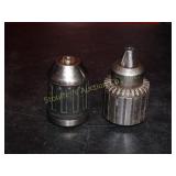 2 Jacobs chucks 1/16 - 1/2"; 5/64-1/2"