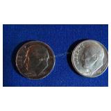 1949 & 1964 Roosevelt dimes