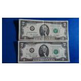 2 - 1976 Two Dollar Bills, Dallas, Neff-Simmons