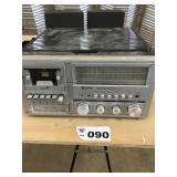 GPX  AM, FM CASSETTE, 8 TRACK, TURNTABLE WITH