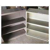 2 LIGHTWEIGHT METAL CABINETS