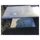 STAINLESS STEEL TABLE, 2 TIER,  30 x 48