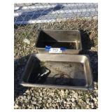 5 METAL DRAIN PANS