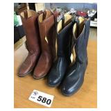 ACME BOOTS SZ 6, ROPER BOOTS SZ 6.  New