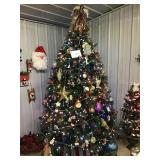 7.5 ft PRELIT  IMPERIAL PINE CHRISTMAS TREE WITH