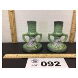 ROSEVILLE FREESIA CANDLE HOLDERS