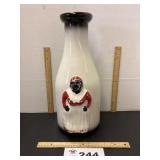 BLACK AMERICANA TALL MILK BOTTLE