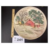 1972 BYRON MOLD PLATE - WINTER