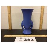 MONMOUTH POTTERY VASE BLUE MATTE