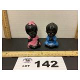 BLACK AMERICANA SALT AND PEPPER SHAKERS