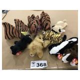 BEANIE BABIES, VINTAGE STUFFED ANIMALS