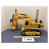 TONKA MIGHTY MOTORIZED BACK HOE