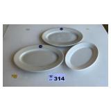 STONEWARE PLATTERS