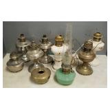 10 asst. Aladdin lamps- some incomplete