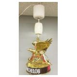 Vintage Michelob lighted rotating eagle sign-