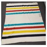 Hudson Bay wool blanket 89" x 69"