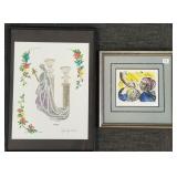 2 framed signed & numbered prints - Leon Azoulay