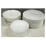 Gp. Rosenthal "Lotus" & "Century" white plates &