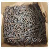 Lg. Grp. vintage iron square nails - many hundreds