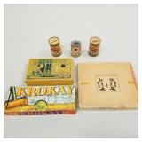 Group of vintage advertising & games including 3