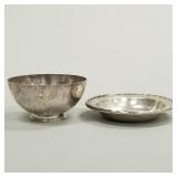 2 sterling bowls including Ensko & Towle