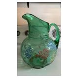 HAND DECORATED ICED TEA PITCHER