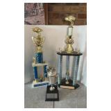 (3) CAR SHOW TROPHIES