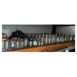 LARGE ASSORTMENT CANNING JARS