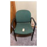 GREEN OFFICE SIDE CHAIR