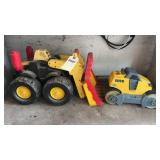 TONKA LOADER & LITTLE TIKE ROLLER