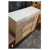 WHITE 9 DRAWER DRESSER