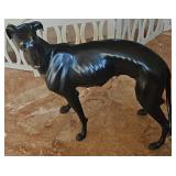 BRONZE GREYHOUND STATUE FEMALE