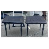 (2) FRONTGATE PATIO SIDE TABLES