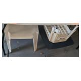 BED TRAY, STEP STOOLS, SMALL TABLE