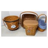 (4) LONGABERGER BASKETS