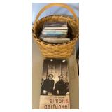 ROCK & ROLL CDS W/ BASKET