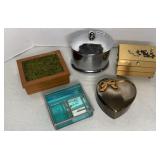 (5) TRINKET JEWELRY BOXES