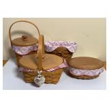 (4) LONGABERGER BASKETS