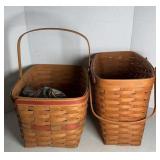 (2) LONGABERGER BASKETS