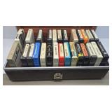 8 TRACK TAPES IN VINTAGE CASE