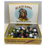 VINTAGE STYLE MARBLES, SHOOTERS & OTHERS