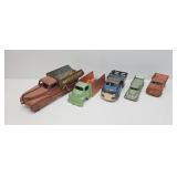 (5) VINTAGE METAL TOY TRUCKS