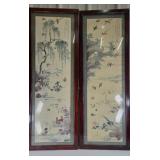 (2) ASIAN STYLE FRAMED PRINTS