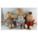 (3) CABBAGE PATCH DOLLS