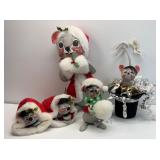 HOLIDAY MICE ANNALEE MOBILITEE DOLLS