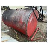 500 GALLON FUEL TANK WITH 110 PUMP