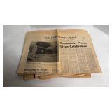 VINTAGE BOONE COUNTY NEWSPAPERS