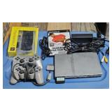 PLAYSTATION 2 SLIM W/ CONTROLLERS & REMOTE