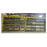 WEATHERHEAD PARTS CABINETS WITH CONTENTS