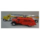 (2) TOY GAS STATION TRUCKS